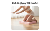 High Rebound Core Exercise Support Mat Supportive Cushioning Foam Balance Pad Multi-Purpose for Athletes, Beginners, Home Gym, Workout