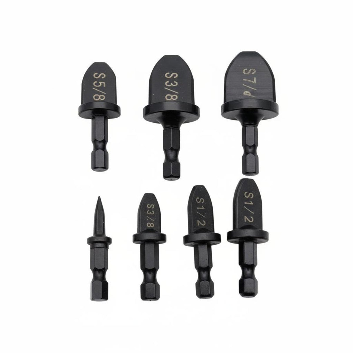 6 Pieces Multiple Sizes Copper Pipe Expander Drill Bit Set Leak-Proof Connection HVAC Swaging Tool Bit Set Portable HVAC Swaging Tool Bits Long-Lasting for Refrigeration Mechanics, Plumbers, Plumbing