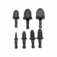 6 Pieces Multiple Sizes Copper Pipe Expander Drill Bit Set Leak-Proof Connection HVAC Swaging Tool Bit Set Portable HVAC Swaging Tool Bits Long-Lasting for Refrigeration Mechanics, Plumbers, Plumbing