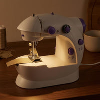 Built-in Light Electric Sewing Machine Foot Pedal Tabletop Sewing Machine Power Adapter Craft Tool Tension Knob