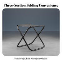 Foldable Mini Stool Foldable Pocket Stool Lightweight Portable Seat for Campers, Outingers, Fishing, Outdoor Dining, Queuing
