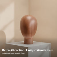 Hairpiece Display Model Hat Display Head Easy to Clean Fiberglass-Reinforced Plastic Oval Mannequin Head Sturdy Smooth Surface