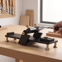 Precision Straight Sharpening Guide Slimline Blade and Plane Sharpening Jig Adjustable Plane Iron Honing Jig Metal for Woodworkers, Craftsmen, Woodworking, Workshop