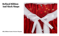 Plush snow-colored edging Santadesign Cape velvetyy-texturedLike Texture Long Red Holiday Mantle Full Length Design Christmas Costume Attached Hood for Adults, Party Goers, Teenagers, TH&M-inspireded Photoshoots, Cosplay gathering, Stage Performance