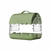 Portable Clear View Parrot transport Lightweight Parakeet carrier Excellent Ventilation aviancarrier Breathable for Travelers with companion animals, Travel, veterinarianerinarian Visits, Outdoor, Car