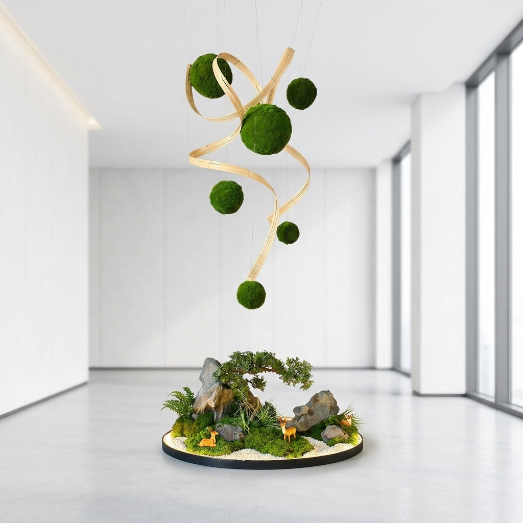 artificial moss ball