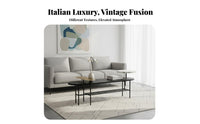 Multi-Level Oval Table Minimalist Design Oval Century-Inspired-Century Table