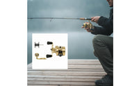 Drum Reel Heavy Duty Reel with Metal Spool Baitcaster for Anglers, Saltwater Fishing