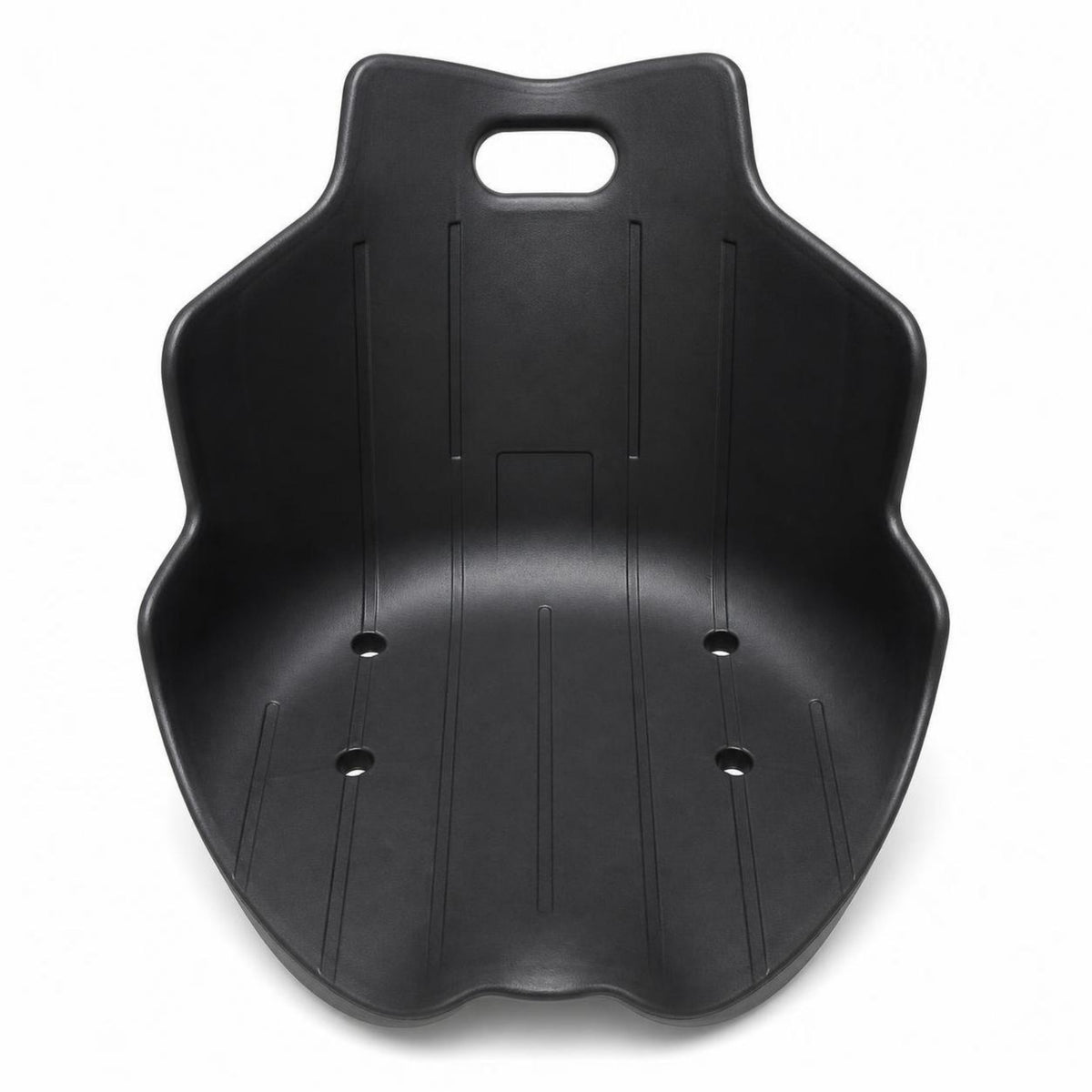 Ribbed Drift Trike Seat Long-Lasting Molded Plastic Seat with Handhold Comfortable Premium for DIY Builders