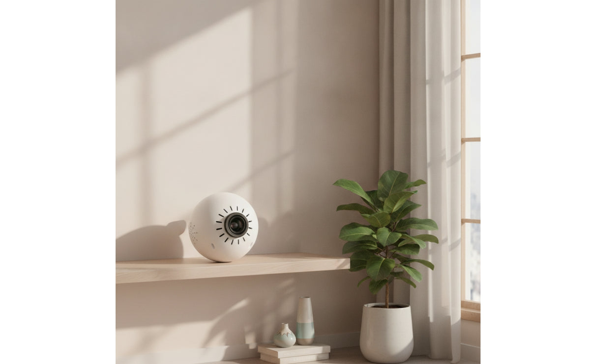 Mini Display Device Lightweight Spherical Display Device Built-for Movie Nights, Bedroom