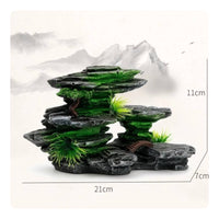 Aquatic Pet Aquarium Mountain View Stone Provides Hiding Spots Aquarium Rockery