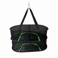Resistant Foldable Hanging Drying Basket Ventilated Zippered Mesh Drying Basket Lightweight for Outdoor