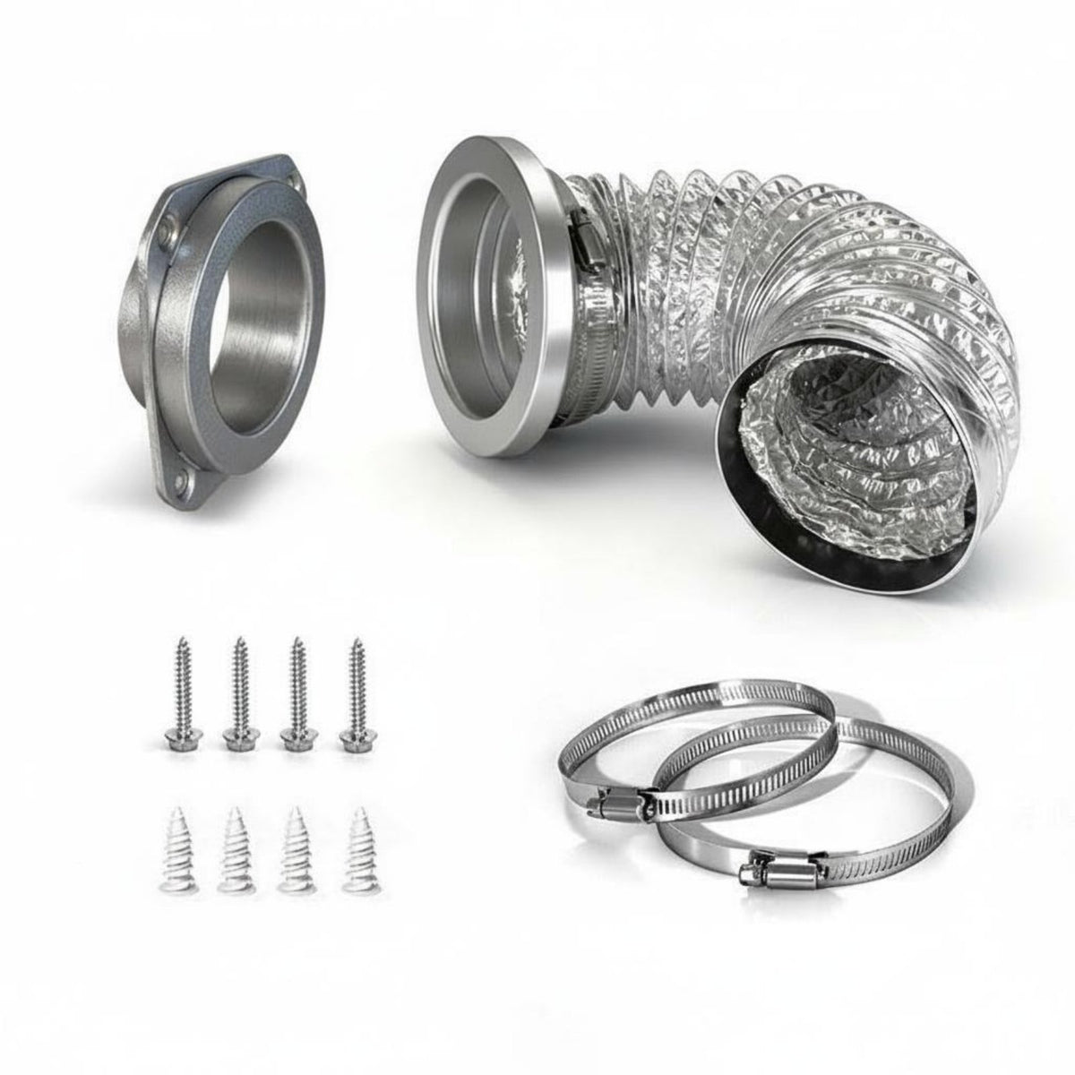 Dryer Vent Connector Tool Maintenance Dryer Vent Coupling Kit Energy-Efficient Duct Coupling for Kitchen