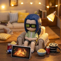 Luo Xiaohei Daily Life Series Figure Cute Miniature Design the Fantasy of Hei 2 Collectible Set Anime Character Mystery Toy for Teenagers, Bedroom