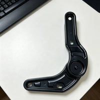 Reclining Function Office Chair Backrest Hinge 180 Degree Adjustment Gaming Chair Recliner Mechanism Easy Installation Seat Back Recliner Hinge Heavy Duty for DIY Enthusiasts