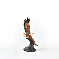 Eagle Figurine with Base Detailed Eagle Figurine Textured for Bookshelf, Office