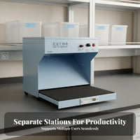 Adjustable Fan Speed Phone Repair Clean Station Easy Operation Negative Ion Air Purifier Bench Mini Dust-Non-Contaminating Worktable for Workshop Workers, DIY Enthusiasts, Electronics Workshop S, Workshops, Home Garage