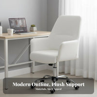 Minimalist design Highrear rotate Chair with Armrests Height Adjustable Highrear administrative caster Ergonomic Design Office Furniture effortlessRolling Casters for administratives, Home Users, Students, Conference Room, Work Station