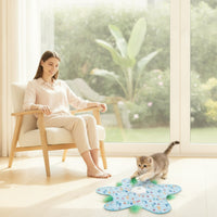 Rechargeable Electric Cat Toy Automatic Interactive Cat Toy Indoor Long-Lasting for Kittens