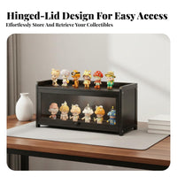 Unseen Box Storage Box High Clearness Acrylic Display Cabinet Figurine Display Case Sturdy Construction for Hobbyists, Desktop