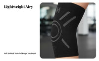 Knitted Elbow Brace High Compression Elbow Sleeve Breathable Arm Compression Sleeve for Athletes, Adults, Basketball, Badminton, Volleyball