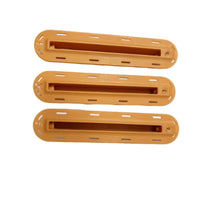 3 Pieces Plastic Fin Box with Screws Recessed Surfboard Fin Box Replacement Hardware Compatible for Surfers, Shapers, Workshop