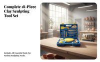 18 Pieces Clay Sculpting Tool Set Versatile Pottery and Clay Tool Set Portable