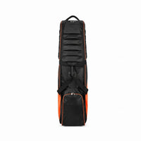 Waterproof Wheeled Golf Travel Bag Wear-Resistant Golf Travel Bag Quilted Sports Luggage Full-Length Zipper for Transport