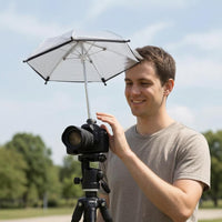Camera Hot Shoe Umbrella Lightweight Camera with Hot Shoe Mount Reinforced Accessory for Outdoor Photographers