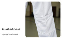 Taekwondo Pants Breathable Taekwondo Gi Pants Unrestricted Movement Elastic Waist Fighting Arts Trousers for Kids, Adults, Sparring, Fighting