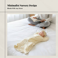 Newborn Modal Pouch, Summer Swaddle Blanket, Plain Color, Breathable