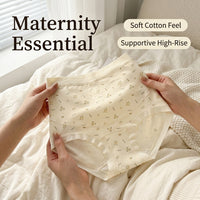 High Waisted Knickers for Women with 95% Material, Maternity Underwear Postpartum with Gusset, C Section
