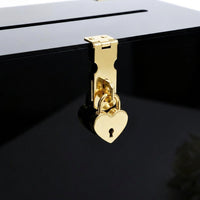 Box, Heart Case, Collection Case, Lockable Showcase, Gold