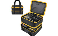 Tool Carrying Case Large Capacity Portable Carry Bag Tear-Resistant Electronics Organizer Case for DIY Users, Workshop, Garage, Travel