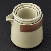 Travel Tea Set, For 3 People, Ceramic, Portable Tea Set, 280ml Teapot, 35ml Teacups