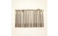 20 Pieces Ceramic Stamping Tool Set Decorative Pattern Pottery Embossing Tool Ergonomic   Supply for Craft Workshop