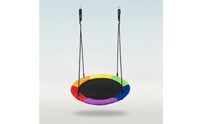 Oxford Cloth Tree Swing Padded Round Tree Swing Outdoor Reinforced for Children, Backyard, Garden