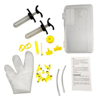 Two-Wheeled Brake Oil Filler Kit Plastic Adapters Bleed Kit