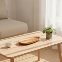 Sandalwood Tray Irregular Wood Serving Tray Wood Serving Platter Multifunctional Rustic-Style for Hosts, Tea Service
