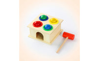 Wooden Pounding Toy Classic Wooden Mallet Compact for Infants
