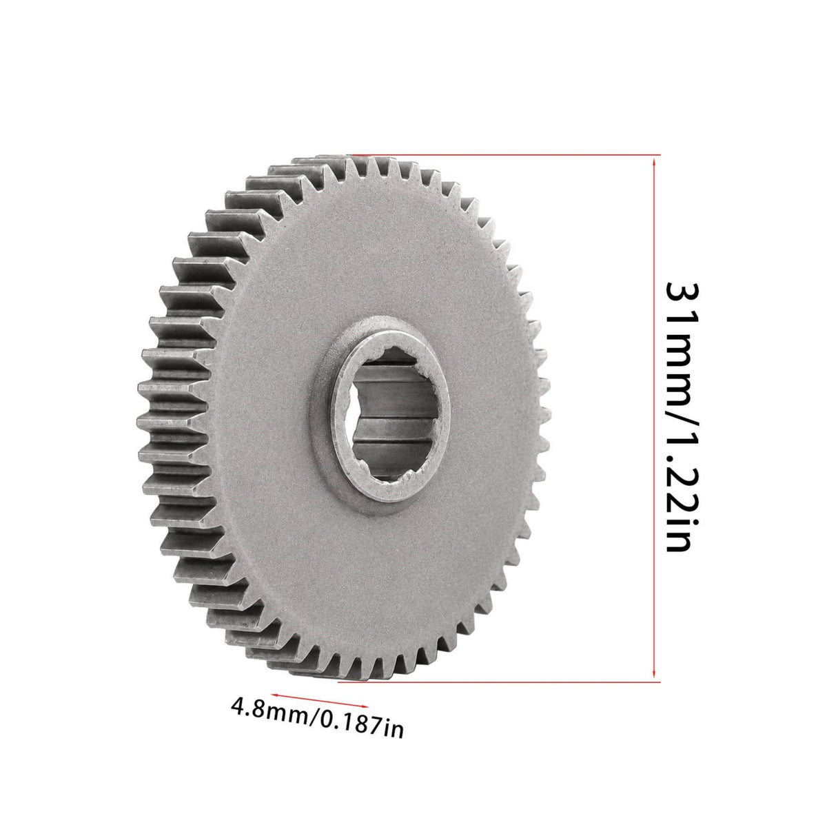 1/16 1/14 RC Car Reduction Gear Smooth Metal Reduction Gear Rust-Resistant Parts for Hobbyists