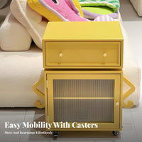 Robot Figure End Table Multi-Functional Storage Cabinet Decorative Piece Sturdy Construction for children, Living Room, Entryway