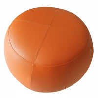 Cute Design Strawberry-Shaped Ottoman Cartoon Design Round Padded Ottoman Soft Padding Small Stool Multi-Functional for Children, Toddlers, Living Room, Entryway, Playroom, Bedroom