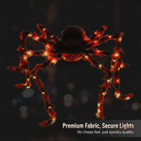 Light-Up Halloween Spider Decoration for Parties and Ambiance