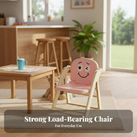 Folding Infant High Chair Foldable Portable Infant Chair with Tray Space-Saving Folding Young Child Booster Seat for Young Children, Parents