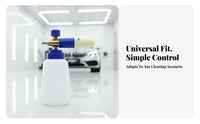 Pressure Washer Foam Dispenser Heavy Duty Thick Foam Lance Solid Brass Core High Pressure Soap Dispenser for Professional Cleaners, Auto Detailing