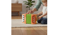 Parent-Child Interactive Kids Music Accordion Musical Mini Accordion Toy Easy to Play Hand Eye Coordination for Toddlers, Indoor