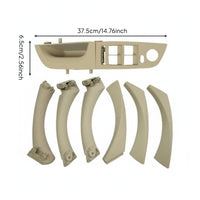 9 Pieces Inner Door Armrest Set Replacement Part Door Pull Handle Set of Components Material Window Switch Panel Cover