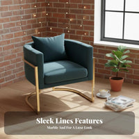 5-Piece Dining Set Nordic Aesthetic circular table with 4 Shell Chairs Gilded Legs Sturdy Build for Homeowners, Families, Cafe