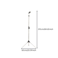 Adjustable Height Telescopic Shower Quick-Connect Tripod Shower Lightweight Aluminum for Garden, Pool